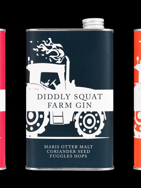 Diddly Squat Farm Gin in a Tin - 50cl, 40% ABV