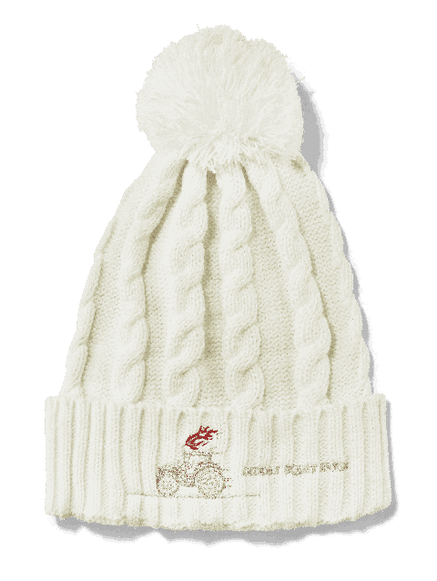 Diddly Squat Farm Cream Bobble Beanie