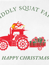 Diddly Squat Farm Christmas Tea Towel