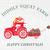 Diddly Squat Farm Christmas Tea Towel