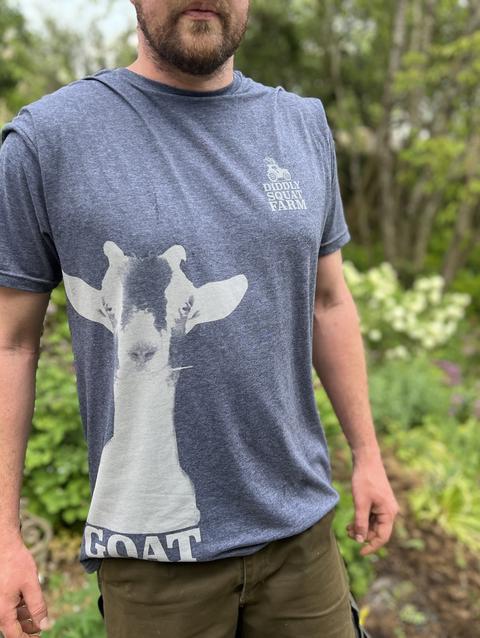 Diddly Squat Farm Goat Shirt - Navy