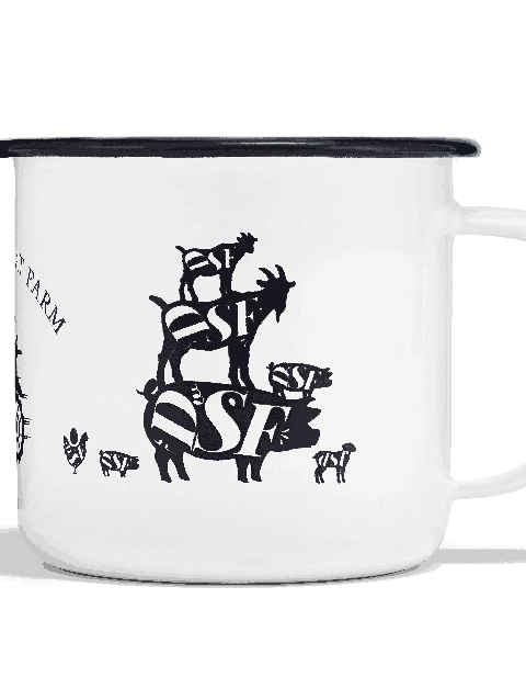 Diddly Squat Farm All Terrain Mug and Cotswold Fudge (150g)