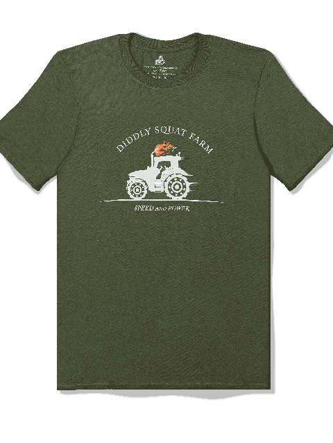 Diddly Squat Farm Green Flame T Shirt